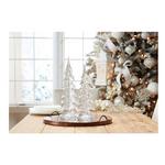 Melrose International Clear Glass Pine Tree (Set of 2) - Thumbnail 2 of 2