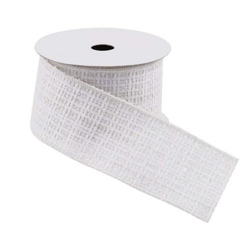 Melrose International Gold Wired Ribbon 2.5" x 5 Yds. - Primary Image