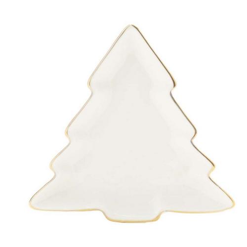 Melrose International Ceramic Pine Tree Trinket Dish (Set of 6) - Primary Image