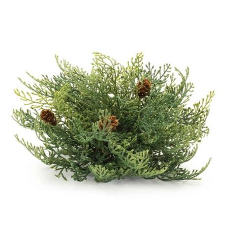 Melrose International Cedar Pinecone Half Orb (Set of 2) - Primary Image