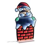 Melrose International Santa in Chimney Ekkolight 35"H - Thumbnail 1 of 2