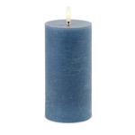 Melrose International FIA Wick White Pillar Candle (Set of 2) - Thumbnail 3 of 5
