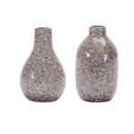 Melrose International Speckled Ceramic Bottle Vase (Set of 2) - Thumbnail 3 of 4