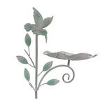 Melrose International Iron Hummingbird Leaf Bird Feeder Garden Stake (Set of 2) - Thumbnail 3 of 3