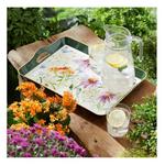 Melrose International Wildflower Insect Print Tray with Handles 17"L - Thumbnail 3 of 3