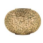 Melrose International Distressed 14.5in Flat Metal Vase (Set of 2) - Thumbnail 2 of 3