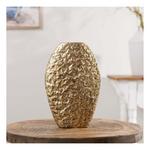 Melrose International Distressed 14.25in Flat Metal Vase (Set of 2) - Thumbnail 3 of 3