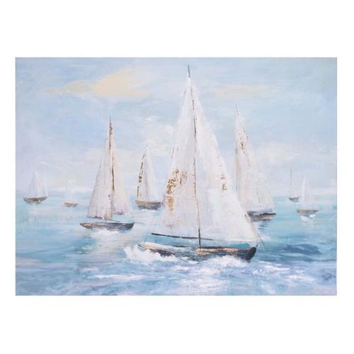 Melrose International Sailboat Canvas Wall Art 32"L - Primary Image