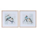 Melrose International Framed Bird Couple Wall Print (Set of 2) - Thumbnail 1 of 2