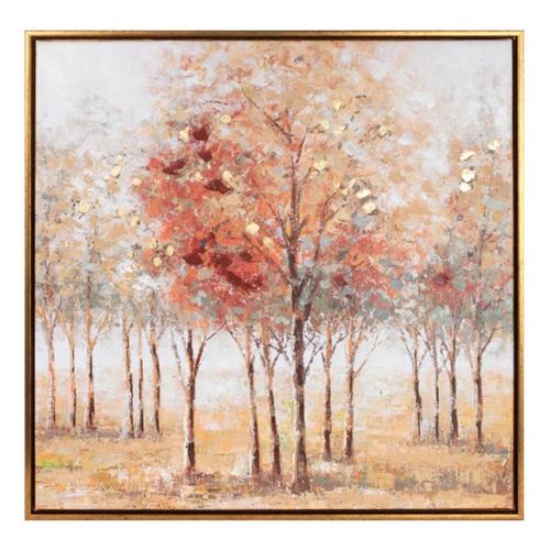 Melrose International Framed Tree Landscape Wall Canvas 24"SQ - Primary Image