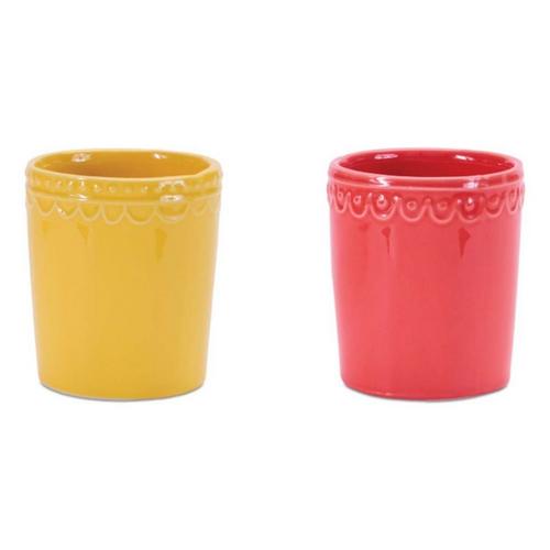 Melrose International Stoneware Bud Vase (Set of 2) - Primary Image