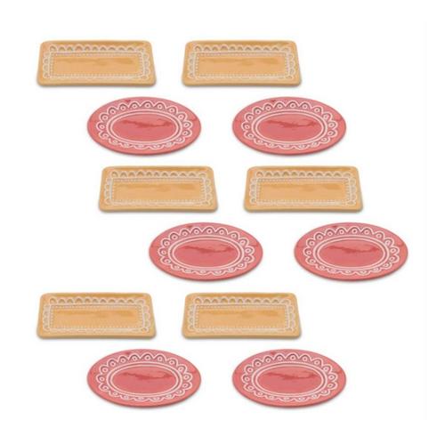 Melrose International Ceramic Trinket Dish (Set of 12) - Primary Image