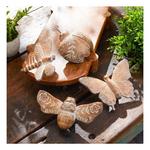 Melrose International Floral Etched Insect Shelf Sitter (Set of 4) - Thumbnail 2 of 2