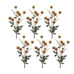 Melrose International Thistle Pod Branch (Set of 6) - Thumbnail 1 of 3