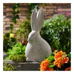 Melrose International Distressed Long Eared Rabbit Figurine (Set of 2) - Thumbnail 2 of 2
