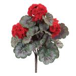 Melrose International 17.5in Geranium Floral Bush (Set of 2) - Thumbnail 2 of 3