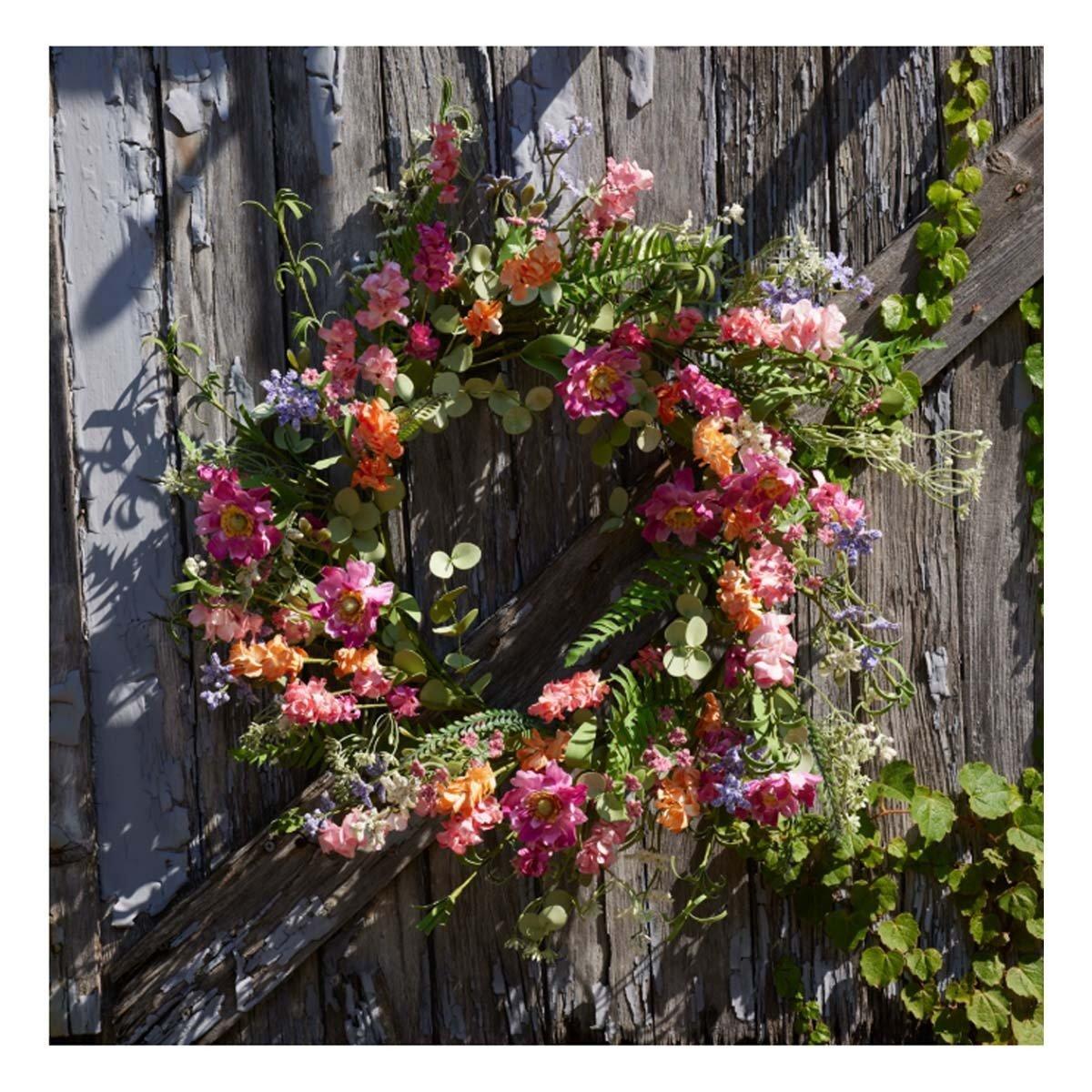 Melrose International Floral and Foliage Wreath