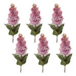 Melrose International Lilac Floral Stem (Set of 6) - Thumbnail 1 of 3