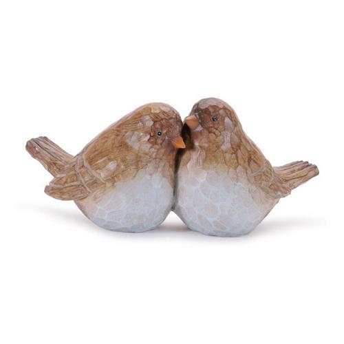 Melrose International Etched Bird Couple Figurine (Set of 4) - Primary Image