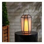 Melrose International Frosted Glass Lantern with Handle 10.75"H - Thumbnail 2 of 2