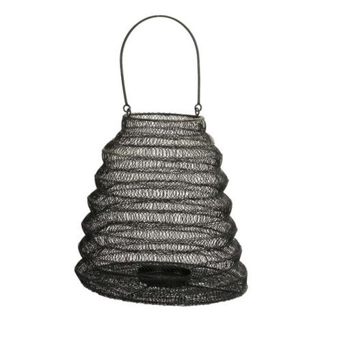 Melrose International Hanging Mesh Iron Candle Lantern 11"H - Primary Image