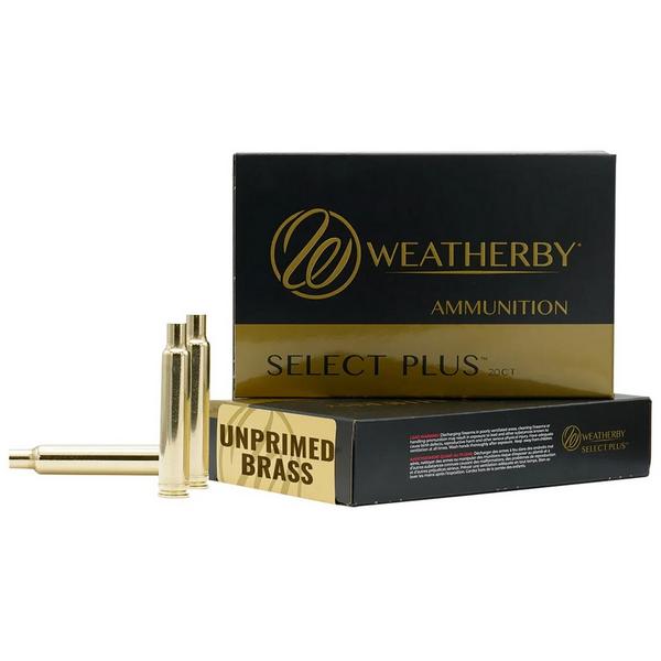 WEATHERBY Brass Unprimed Rifle Cartridge Cases