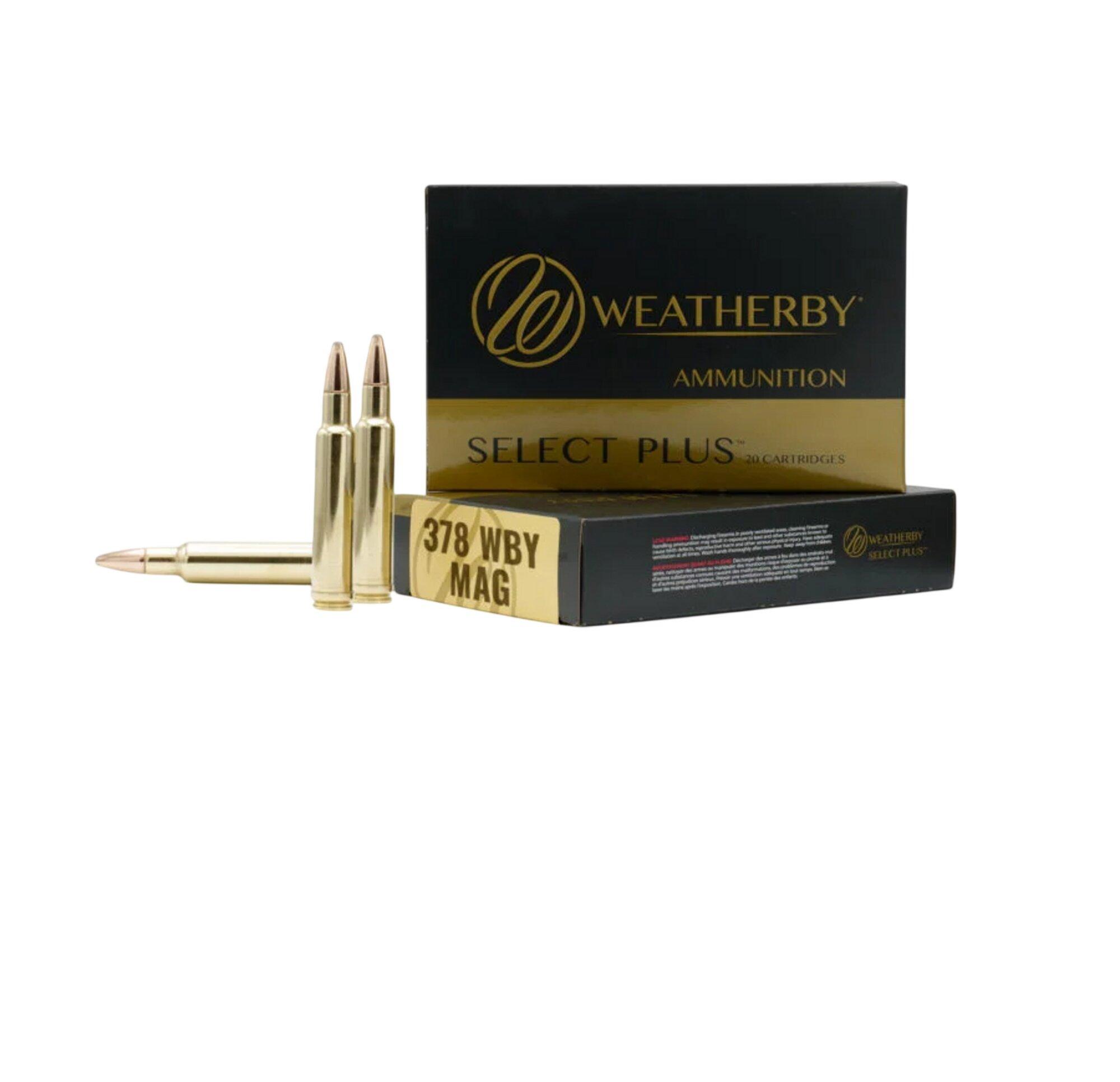 Weatherby Select Plus Barnes TSX 378 Weatherby Magnum Rifle Ammunition 20 Round Box