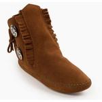 Women's Minnetonka Two Button Softsole Bootie Slippers - Thumbnail 1 of 3