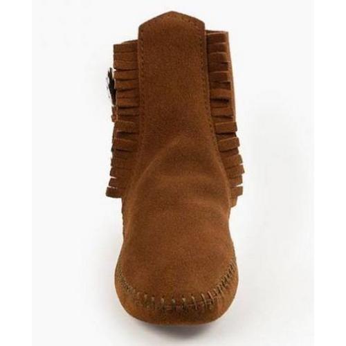 Women's Minnetonka Two Button Softsole Bootie Slippers - Primary Image