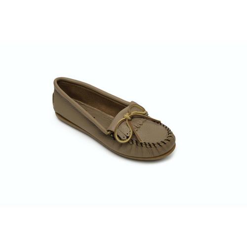 Women's Minnetonka Deerskin Kilty Moc Shoes - Primary Image