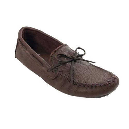 Men's Minnetonka Moosehide Driver Slippers - Primary Image