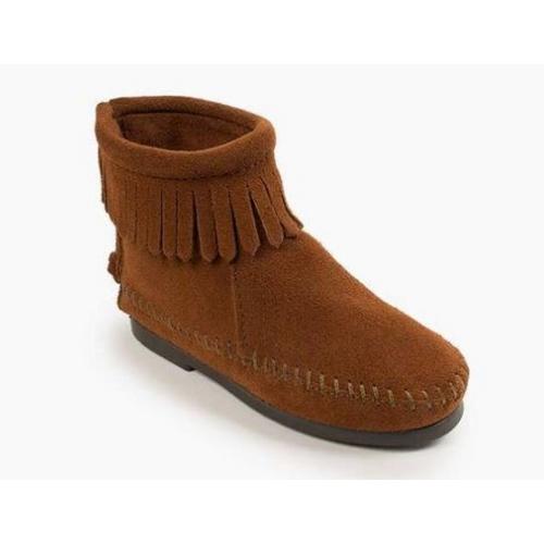 Little Kids' Minnetonka Back Zip Hardsole Western Boots - Primary Image