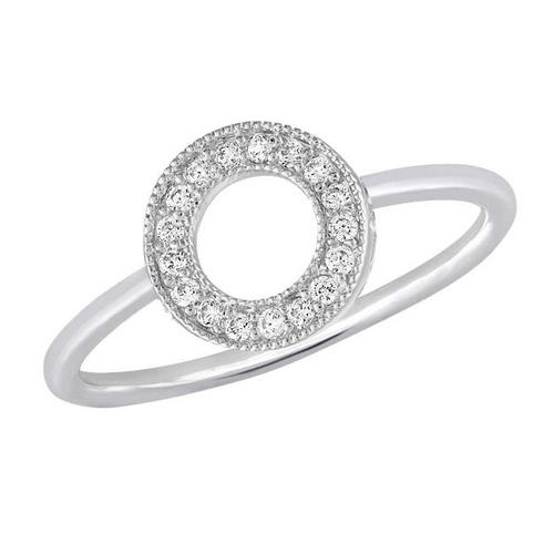Women's Layers Circle CZ Ring - Primary Image