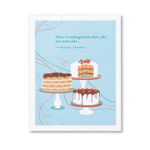 Compendium There Is Nothing Better Than Cake Card - Primary Image