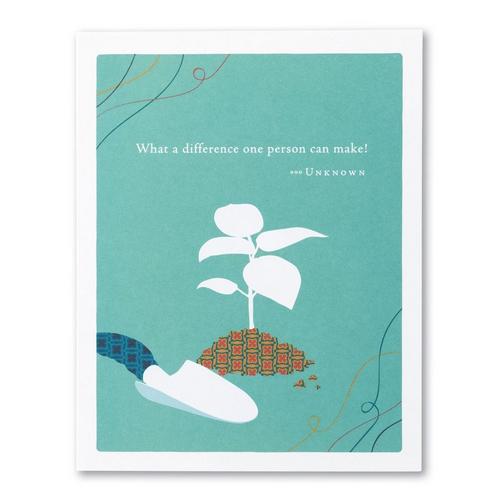 Compendium There Is Only One Happiness Card - Primary Image