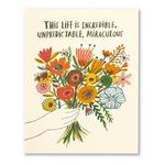 Compendium This Life Is Incredible, Unpredictable, Miraculous Card - Thumbnail 1 of 3