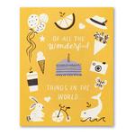 Compendium Of All The Wonderful Things In The World Card - Thumbnail 1 of 3