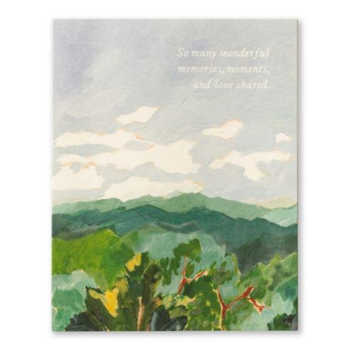 Compendium So Many Wonderful Memories, Moments, and Love Shared Card - Primary Image
