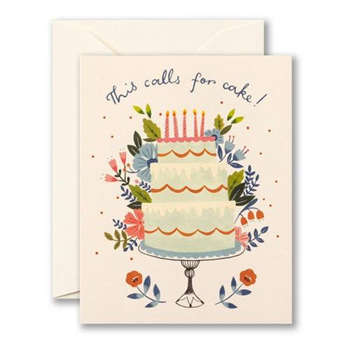 Compendium This Calls For Cake Birthday Card - Primary Image