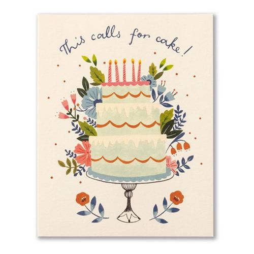 Compendium This Calls For Cake Birthday Card - Primary Image