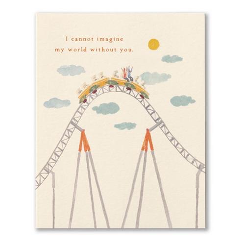 Compendium I Cannot Imagine My World Without You Card - Primary Image