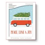Compendium Festive Tree Transport Peace, Love & Joy Cards - Thumbnail 1 of 3