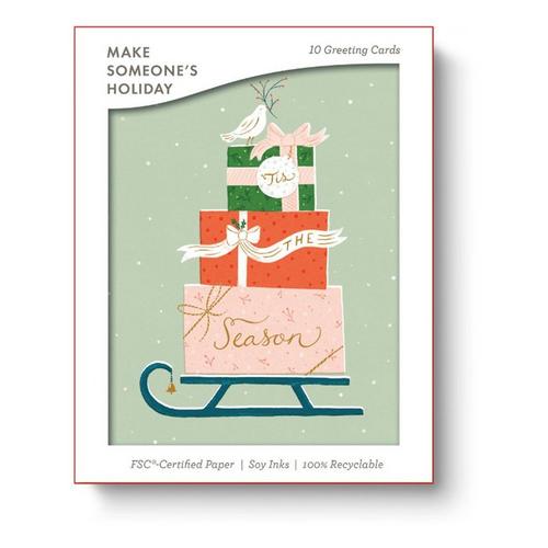 Compendium Gifting Sleigh 'Tis The Season Cards - Primary Image