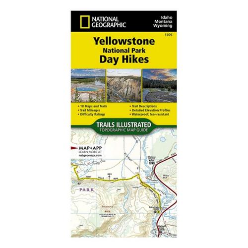 National Geographic 1705 Yellowstone National Park Day Hikes - Primary Image