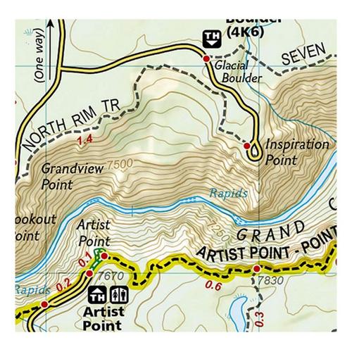 National Geographic 1705 Yellowstone National Park Day Hikes - Primary Image