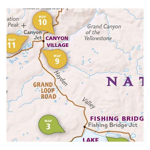 National Geographic 1705 Yellowstone National Park Day Hikes - Primary Image