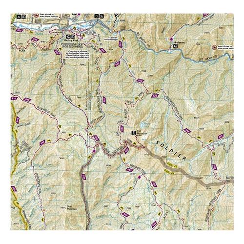 National Geographic 871 Sun Valley, Ketchum Map - Primary Image