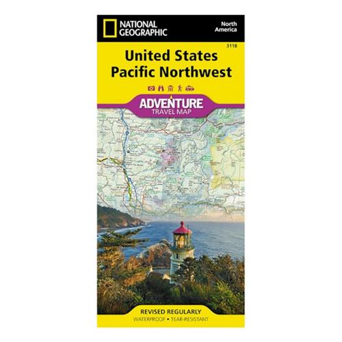 National Geographic 3118 United States, Pacific Northwest Map - Primary Image
