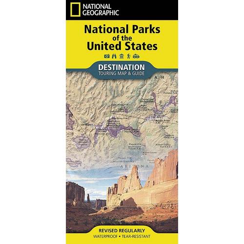 National Geographic Maps National Parks Of The US Map - Primary Image