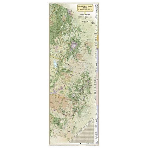 National Geographic Continental Divide Trail Map - Primary Image